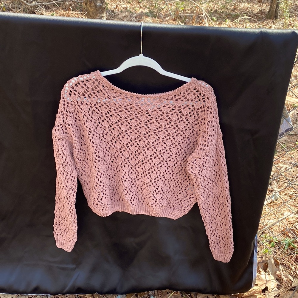 Jessica Simpson see thru sweater size small